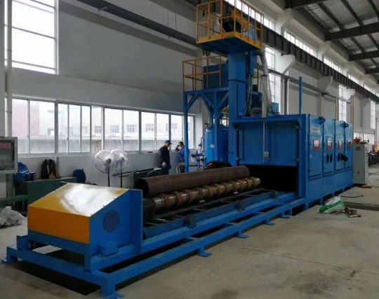 莱芜喷砂机在管道除锈中的现场施工应用