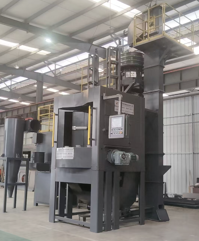 莱芜转盘式喷砂机 提升圆形工件处理效率