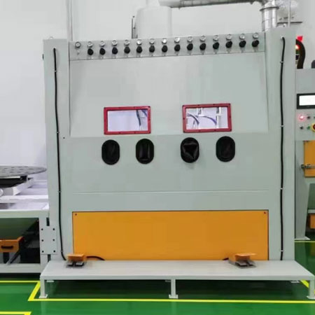 莱芜高效生产，从箱体手动喷砂机开始，提升零部件质量